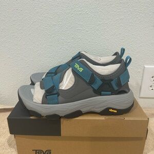 Teva Grandview Max Hiking Sandal Dark Gull Grey/ Larkspur Sz 11 NIB